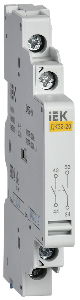 Дополнительный контакт ДК32-20 IEK по цене 1 018 руб. в фирменном .